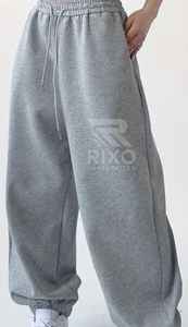 Pantalones Buggy para Mujer, Corte Recto y Holgado, Cintura Media, Estilo Casual Urbano, 100% Algodón, Secado Rápido, Transpirable, Ecológico, OEM Personalizado - Product Image 6