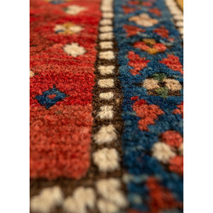 Kiaan Large Area Hand Knotted Wool Rugs <b>Red</b> & Orange with Geometric Kilim Pattern for Home Living Room Hallway Decor-Paem-1433 - Product Image 3