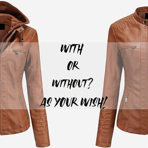 Veste en cuir de moto de conception personnalisée OEM pour les femmes Couleur personnalisée 100% Veste en cuir pour femmes Vestes en cuir minces personnalisées - Product Image 5