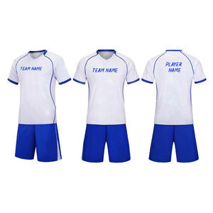 Conjunto de Uniformes de Fútbol para Hombre, Camisetas de Fútbol de Manga Corta y Pantalones Deportivos para Adultos, Impresión Personalizada, 100% Poliéster Transpirable - Product Image 5