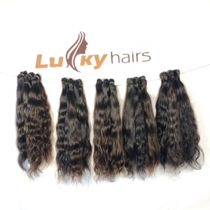 Prix de gros chaud pas d'enchevêtrement pas de perte de cheveux humains Remy vietnamien cheveux bruts couleur génie trame cuticule aligné femmes cheveux ondulés - Product Image 5