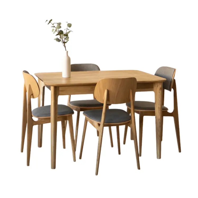 New Arrival Cheap Price Wooden Table And Chair Set For Restaurant Vietnam Manufacturer Dining Tables And Chairs Set Solid Wood