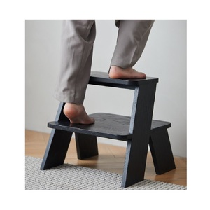 Taburete de Madera Maciza de Primera Calidad con Marco Reforzado, Ideal para Dormitorios, Baños, Armarios, Despensas y Acceso Diario al Hogar - Product Image 3