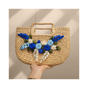 Handcrafted Water Hyacinth <b>Bag</b> Eco Friendly and Budget Friendly Made in Vietnam - Product Image 1