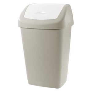 Pattumiera (25Lt) con tapa basculante AURORA Tortora 8101384ACE - Product Image 1