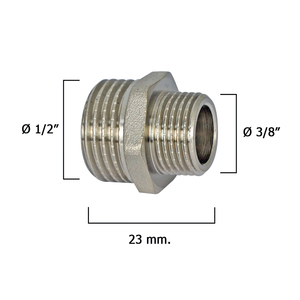 Riduttori Cromati da 3/8" a 1/2" - Product Image 1
