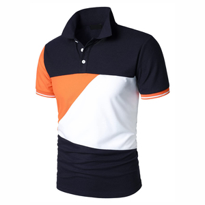 Breathable Summer Short Sleeve Men's Polo <b>Shirts</b> High Street Style Cotton OEM Custom Design Sports Man Polo <b>Shirts</b> - Product Image 2