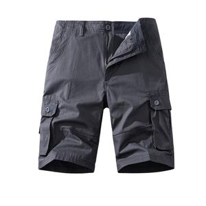 Pantalones cortos de alta calidad para hombre, pantalones cortos de lona de verano para hombre, pantalones cortos de camuflaje informales holgados - Product Image 1