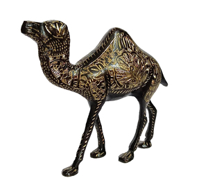 Hecho a mano latón Camel Idol Vastu decoración del hogar estatua tallada estatuilla en estilo Art Deco Metal artesanía Showpiece - Product Image 1