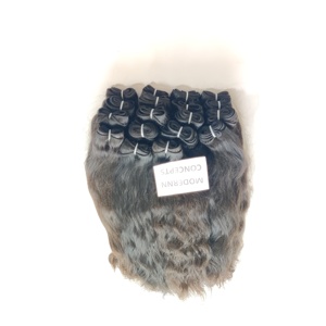 Vente en gros de cheveux humains bruts non transformés pas cher vendeur de cheveux vierges naturels bon marché extensions de cheveux humains ondulés sans nœuds - Product Image 2