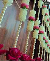 Guirlandes de roses élégantes et lourdes pour la décoration de porte latérale, tendance pour la Saint-Valentin, réutilisables, style sud-indien