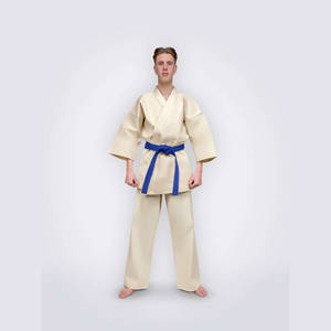 Uniforme de Karate Personalizable de Primera Calidad para Competición, Costuras Reforzadas, Gi Transpirable, Mezcla de Algodón, Antiencogimiento Máximo - Product Image 1