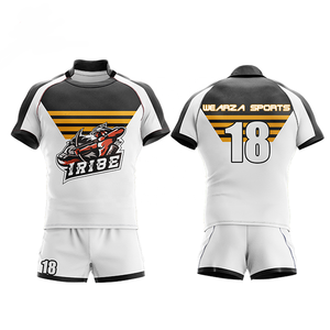 Uniforme deportivo internacional de Rugby, uniforme de poliéster sublimado personalizado, secado rápido, transpirable, de alta calidad, venta al por mayor - Product Image 4