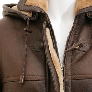 Veste en cuir imperméable coupe-vent pour femme, best-seller, automne-hiver, style tendance, respirante, écologique - Product Image 3