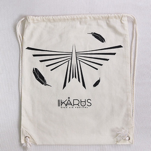 Mochila con cordón de algodón con logotipo personalizado 2024, estilo de Vietnam, bolsas de compras de lona duraderas a la moda con cremallera, OEM, ODM personalizable - Product Image 5