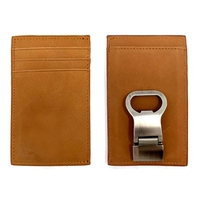 Dompet Kartu Kulit Pria Tipis Personalisasi, Dompet Kartu Kulit Custom