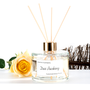 Bán 50ml 100ml <span class=keywords><strong>200ml</strong></span> bền vững trang trí nội thất phòng tròn hương thơm màu trắng hoa mây thủy tinh sang trọng sậy khuếch tán chai với hộp - Product Image 5