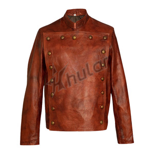 Chaqueta de moto de cuero en relieve de avestruz auténtica y elegante para hombre, chaqueta de invierno con logotipo personalizado, ropa de cuero curtido - Product Image 3