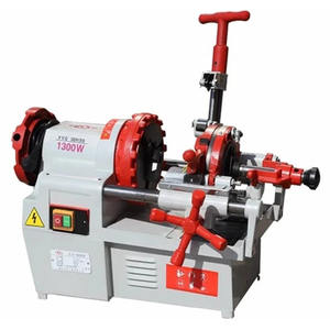 Machine de coupe et de filetage de tuyaux en PVC électrique entièrement automatique de 2 pouces, qualité industrielle, moteur universel compact 65, fileteuse de tuyaux - Product Image 1