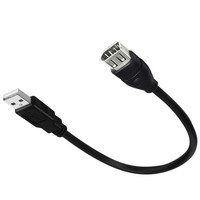 Firewire IEEE 1394 Adaptateur USB 6 broches femelle F vers USB M Câble mâle pour imprimante, appareil photo numérique, scanner, disque dur 0.2m