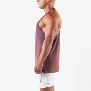 Vente en gros Débardeur sans manches unisexe poids lourd Street Wear Loose Sport Fitness Breathable Vest Man Tank Tops Shirts - Product Image 4