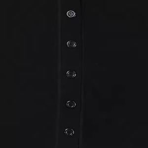 Pulls décontractés de couleur personnalisée Cardigans en coton pour hommes - Product Image 5