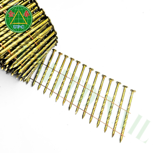 Galvanized Carbon Steel Coil <b>Nails</b> With Sharp Edges Screw Shank Type Checkered Head Style Construction Best Seller From Vietnam - Product Image 6