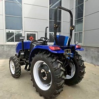 Traktor Pertanian 50 HP Standar Emisi, 4 Roda Penggerak, dengan Kabin, Opsional Pemuat Depan
