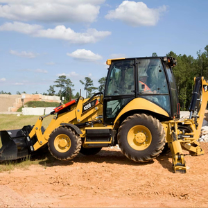 Retroexcavadora de Tractor Cat 416E y 416F usada Mini cargadora frontal bastante usada con motor central Envío gratis - Product Image 2