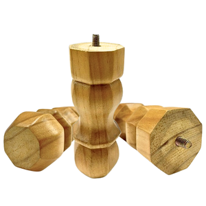 Patas de sofá para muebles de madera maciza de alta calidad (madera de caucho/madera de anacardo), armarios modernos/clásicos/vintage duraderos y resistentes - Product Image 5