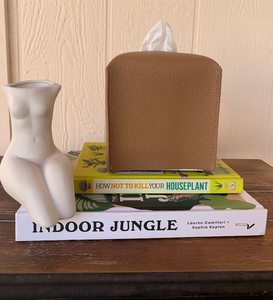 Cubierta de caja de pañuelos Funda de cuero con soporte cuadrado Moderna 2017 - Product Image 2