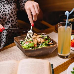 Nouvelle vaisselle de qualité supérieure, petit bol à fruits en bois brun foncé, bol à salade, bol de service - Product Image 2
