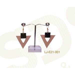 Venta al por mayor de moda creativa con nuevos diseños mujeres pendientes de cuero PSDS - Product Image 2