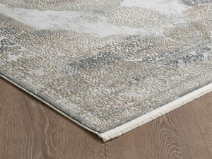 Tapis turc de luxe fait à la machine, gris Borrego, de qualité supérieure pour salon, fabriqué à Gaziantep. - Product Image 3
