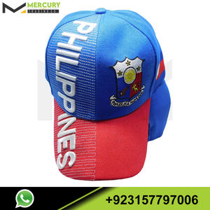 Royaume-uni pays lettres emblème bleu Royal broderie 3-D casquette chapeau - Product Image 4