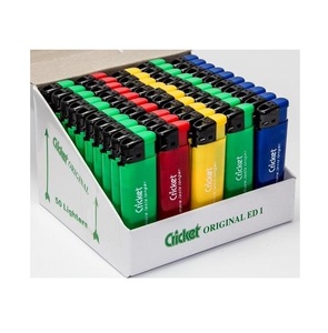 Briquets jetables Cricket Frost Design moderne en plastique 50 pièces Logo personnalisé gros éclairage de cigarettes Camping fêtes - Product Image 2