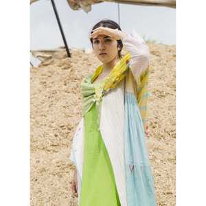 Teej 102 Top de gasa de viscosa de silueta holgada con mangas de tirantes finos - Product Image 2