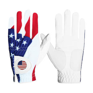 Gants de golf pour hommes de qualité supérieure, en cuir Cabretta doux et respirant, avec logo personnalisé - Product Image 1