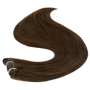 Vendeurs de paquets de cheveux vierges indiens non traités cuticule intacte en vrac double trame extensions de cheveux humains bruts du temple indien vague - Product Image 1