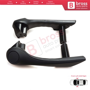 Manija Interior de Puerta Delantera BDP794 Negra Izquierda Derecha para Megane MK2 2002-2009 7701475315 7701475316 - Product Image 4