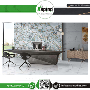 Design moderne 600x1200mm Carreaux d'intérieur en porcelaine émaillée numérique antidérapante Accents grand format de meilleure qualité Appartement - Product Image 4