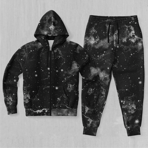 Ensemble de survêtements d'hiver 2 pièces de haute qualité pour hommes coupe régulière personnalisé brodé sublimation logo imprimé vêtements de sport pour le sport - Product Image 1