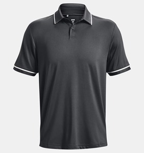 Polos para hombre New Classic Men's Fit Sportswear Four-Way Stretch Sudor-absorbente Quick-Dry Golf Polo Business OEM - Product Image 1