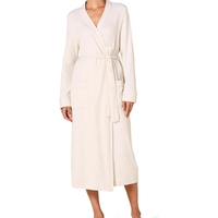 Peignoir d'été décontracté de luxe, doux et confortable, 100% coton, séchage rapide, lavable en machine, pour femmes, unisexe, grande taille