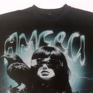 เสื้อยืดโอเวอร์ไซส์สำหรับผู้ชายผ้าคอตตอน100% สั่งทำยี่ห้อได้ - Product Image 2