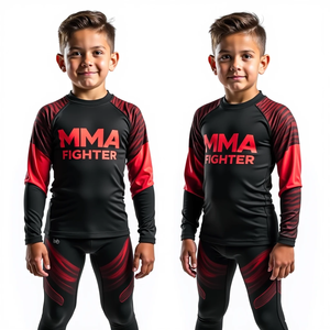 Custom Premium y de alta calidad Custom BJJ Rash Guards Durable Sublimación Impresión MMA Rash Guards Perfecto para el gimnasio - Product Image 4