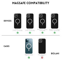 Manyetik MagSafe uyumlu manyetik telefon tutucu termos Flask gıda sınıfı paslanmaz çelik 24oz ile su şişesi