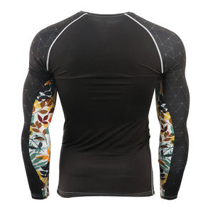 Your Own Design MMA BJJ <b>Long</b> <b>Sleeves</b> Rash Guard Best Quality Men Fitness Training Wear Quick-Dry Adult Sports Rash Guard <b>Top</b> - Product Image 3