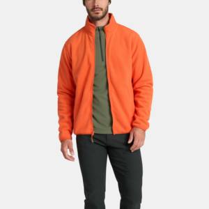 Vestes en polaire brodées personnalisées pour hommes, veste coupe-vent, fermeture éclair longue, veste de sport design, imperméable, veste d'hiver pour hommes d'extérieur - Product Image 5