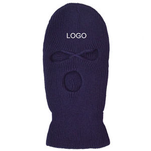 Masque de ski intégral 3 trous Masque de ski d'hiver personnalisé pour le sport 1 pièce pour hommes Matériaux 100% polyester - Product Image 3